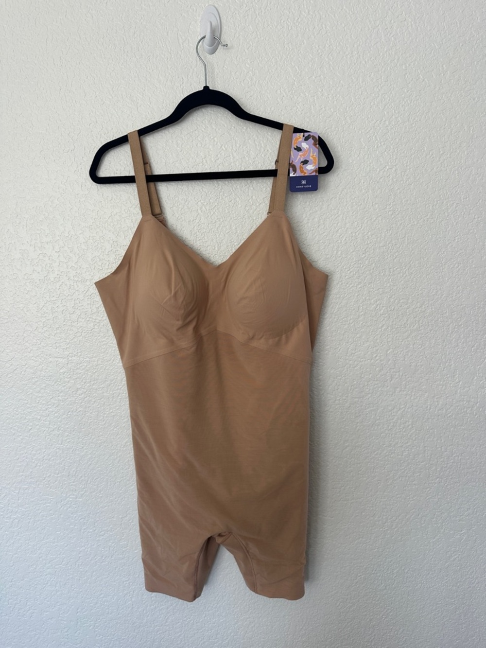 Honeylove Tan Full-Body Sculpting Shapewear Bodysuit